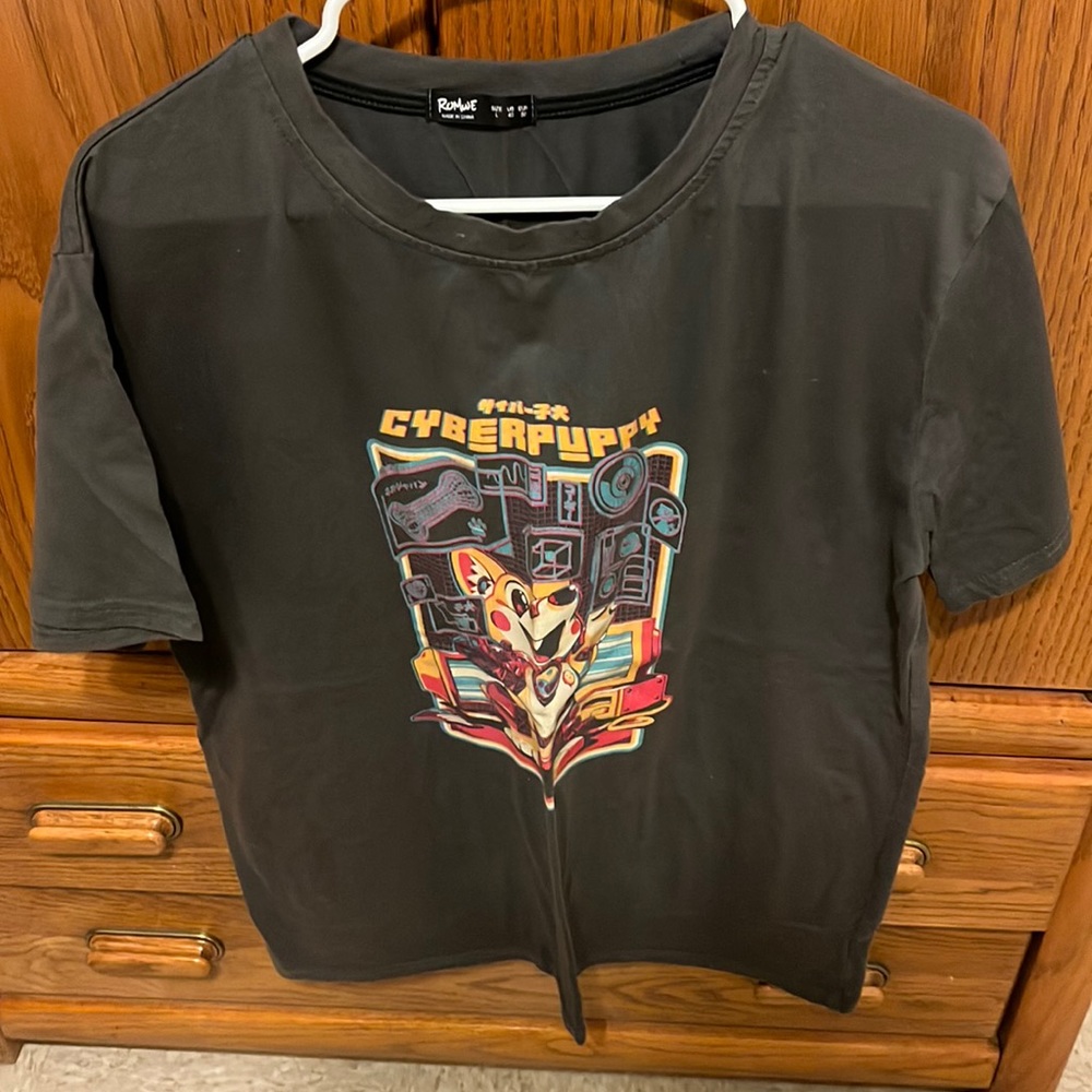 GRAY GRAPHIC SHIRT